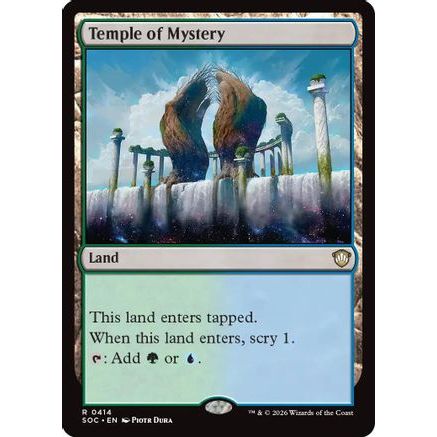 Temple of Mystery (SOC-414) - Commander: Secrets of Strixhaven