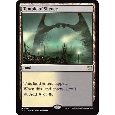 Temple of Silence (SOC-415) - Commander: Secrets of Strixhaven