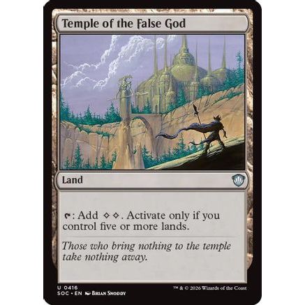 Temple of the False God (SOC-416) - Commander: Secrets of Strixhaven