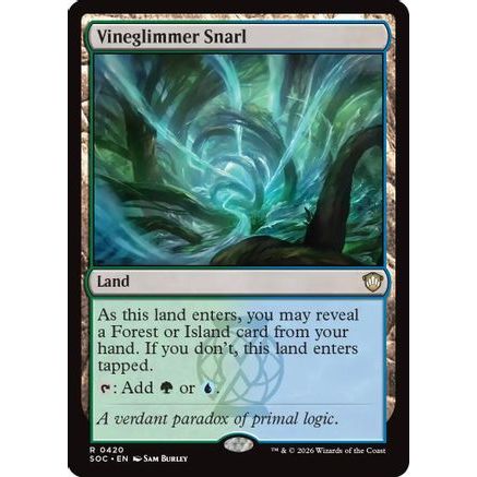 Vineglimmer Snarl (SOC-420) - Commander: Secrets of Strixhaven