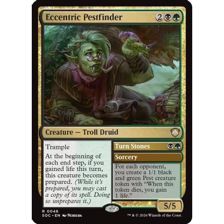Eccentric Pestfinder (SOC-046) - Commander: Secrets of Strixhaven