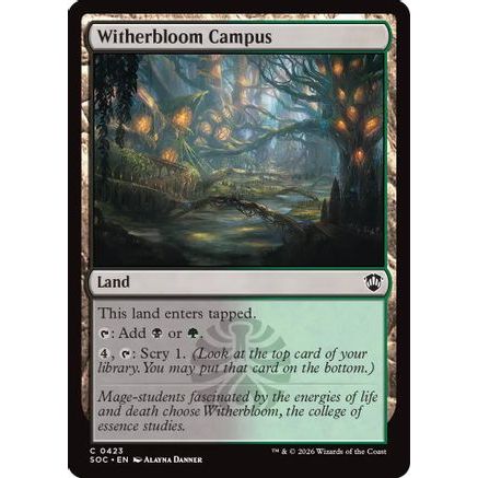 Witherbloom Campus (SOC-423) - Commander: Secrets of Strixhaven