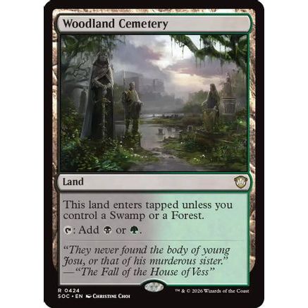 Woodland Cemetery (SOC-424) - Commander: Secrets of Strixhaven