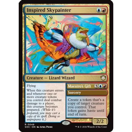 Inspired Skypainter (SOC-048) - Commander: Secrets of Strixhaven