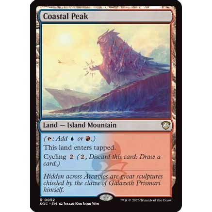 Coastal Peak (SOC-052) - Commander: Secrets of Strixhaven