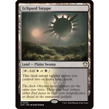 Eclipsed Steppe (SOC-053) - Commander: Secrets of Strixhaven