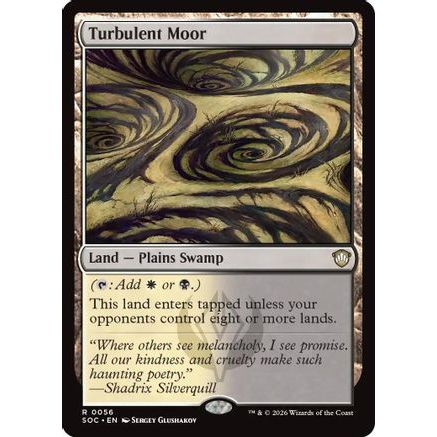 Turbulent Moor (SOC-056) - Commander: Secrets of Strixhaven