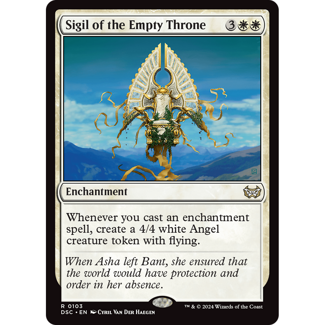 Sigil of the Empty Throne (DSC-103) - Duskmourn: House of Horror Commander