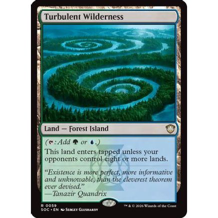 Turbulent Wilderness (SOC-059) - Commander: Secrets of Strixhaven