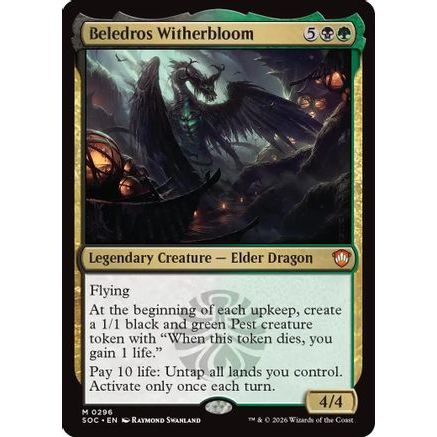 Beledros Witherbloom (SOC-296) - Commander: Secrets of Strixhaven