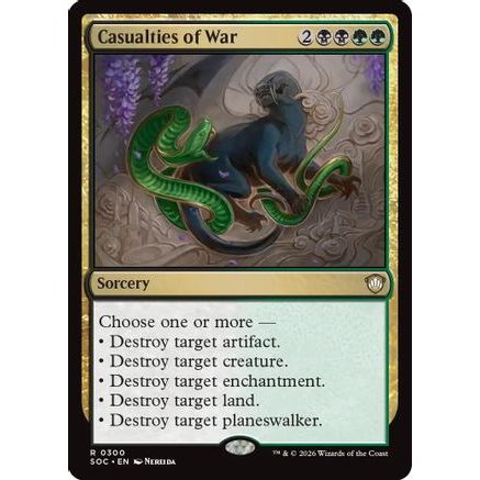 Casualties of War (SOC-300) - Commander: Secrets of Strixhaven