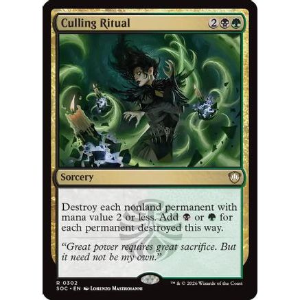 Culling Ritual (SOC-302) - Commander: Secrets of Strixhaven