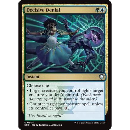 Decisive Denial (SOC-304) - Commander: Secrets of Strixhaven