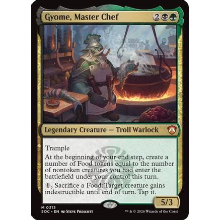 Gyome, Master Chef (SOC-313) - Commander: Secrets of Strixhaven