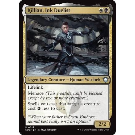 Killian, Ink Duelist (SOC-317) - Commander: Secrets of Strixhaven