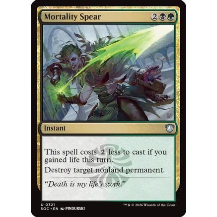 Mortality Spear (SOC-321) - Commander: Secrets of Strixhaven