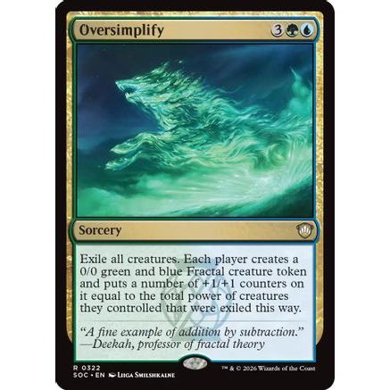 Oversimplify (SOC-322) - Commander: Secrets of Strixhaven