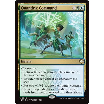 Quandrix Command (SOC-325) - Commander: Secrets of Strixhaven
