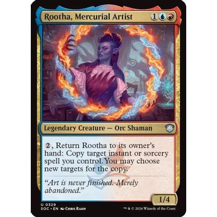 Rootha, Mercurial Artist (SOC-329) - Commander: Secrets of Strixhaven