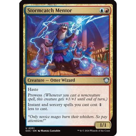 Stormcatch Mentor (SOC-331) - Commander: Secrets of Strixhaven
