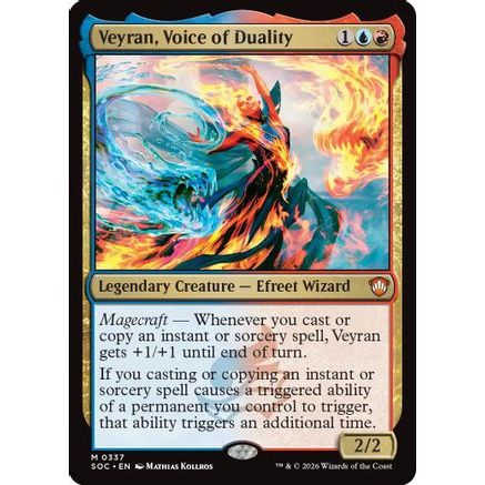 Veyran, Voice of Duality (SOC-337) - Commander: Secrets of Strixhaven