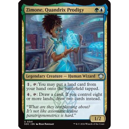 Zimone, Quandrix Prodigy (SOC-341) - Commander: Secrets of Strixhaven