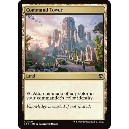 Command Tower (SOC-129) - Commander: Secrets of Strixhaven