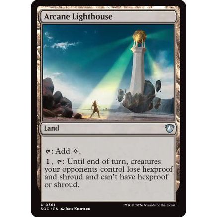 Arcane Lighthouse (SOC-361) - Commander: Secrets of Strixhaven