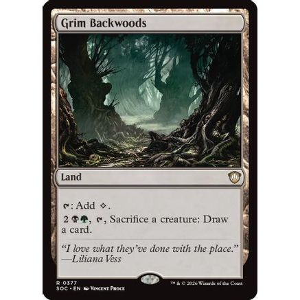 Grim Backwoods (SOC-377) - Commander: Secrets of Strixhaven