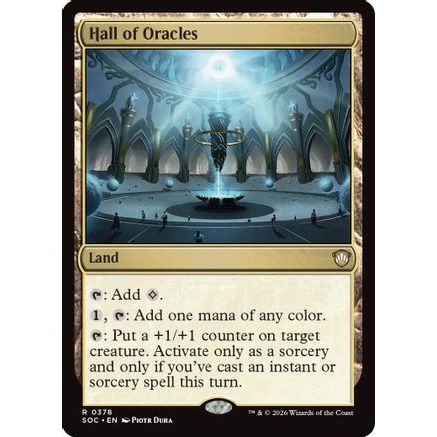 Hall of Oracles (SOC-378) - Commander: Secrets of Strixhaven