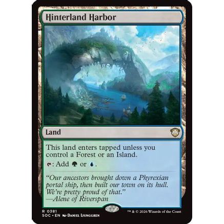 Hinterland Harbor (SOC-381) - Commander: Secrets of Strixhaven