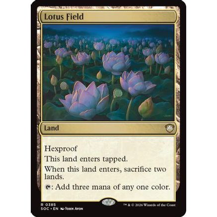 Lotus Field (SOC-385) - Commander: Secrets of Strixhaven
