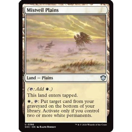 Mistveil Plains (SOC-386) - Commander: Secrets of Strixhaven