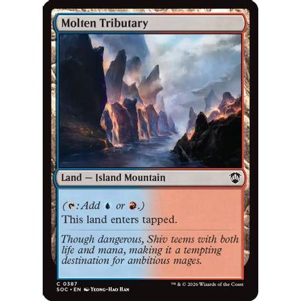 Molten Tributary (SOC-387) - Commander: Secrets of Strixhaven