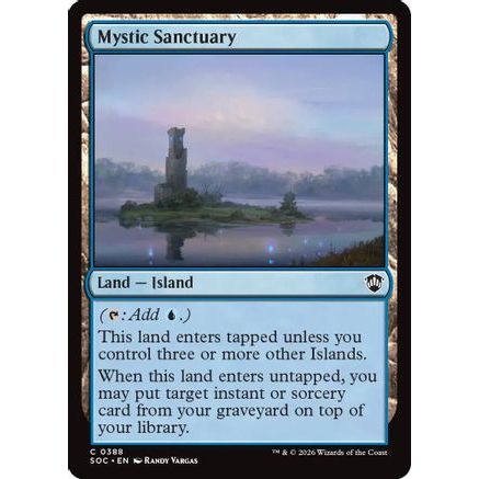 Mystic Sanctuary (SOC-388) - Commander: Secrets of Strixhaven