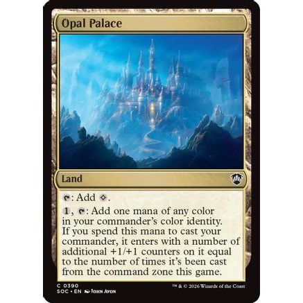 Opal Palace (SOC-390) - Commander: Secrets of Strixhaven