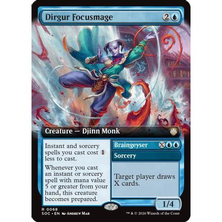 Dirgur Focusmage (Extended Art) (SOC-068) - Commander: Secrets of Strixhaven