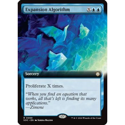 Expansion Algorithm (Extended Art) (SOC-069) - Commander: Secrets of Strixhaven