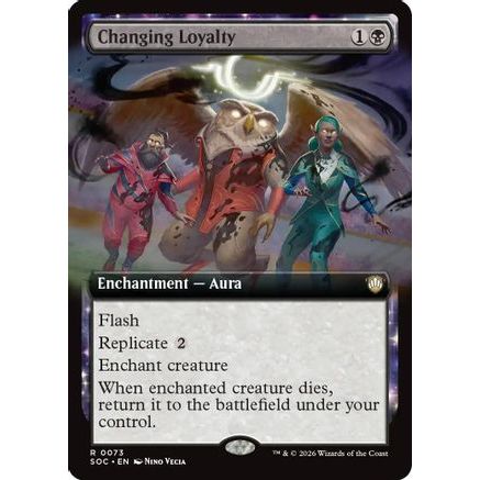 Changing Loyalty (Extended Art) (SOC-073) - Commander: Secrets of Strixhaven