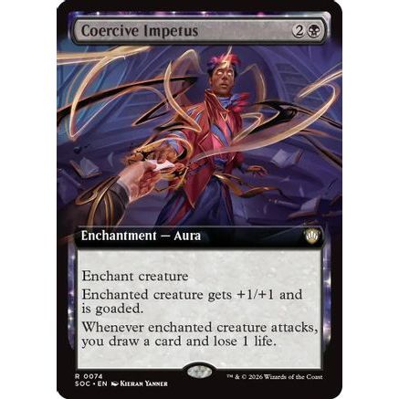 Coercive Impetus (Extended Art) (SOC-074) - Commander: Secrets of Strixhaven