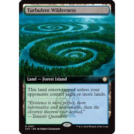 Turbulent Wilderness (Extended Art) (SOC-107) - Commander: Secrets of Strixhaven