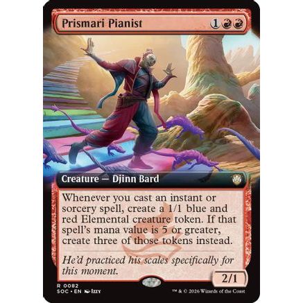 Prismari Pianist (Extended Art) (SOC-082) - Commander: Secrets of Strixhaven