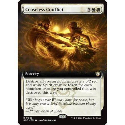 Ceaseless Conflict (Extended Art) (SOC-062) - Commander: Secrets of Strixhaven