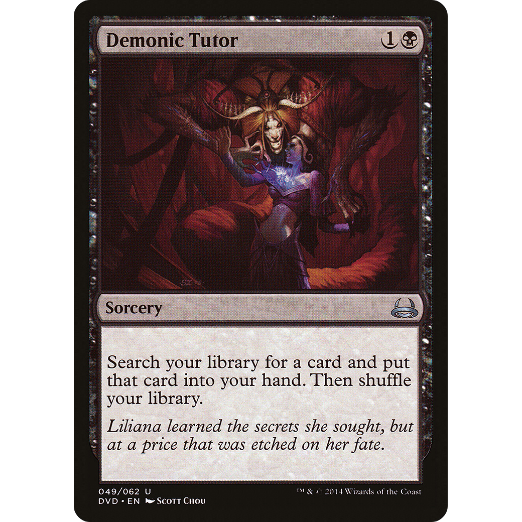 Demonic Tutor (DD3-049) - Duel Decks Anthology: Divine vs. Demonic
