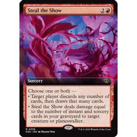 Steal the Show (Extended Art) (SOS-336) - Secrets of Strixhaven Foil
