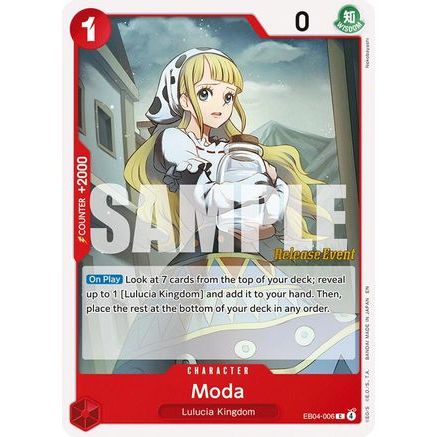 Moda (EB04-006) - Adventure on Kami's Island Release Event Cards