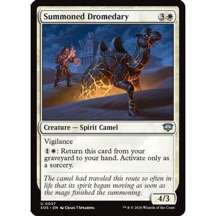 Summoned Dromedary (SOS-037) - Secrets of Strixhaven Foil