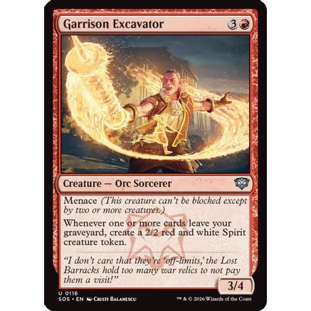 Garrison Excavator (SOS-116) - Secrets of Strixhaven