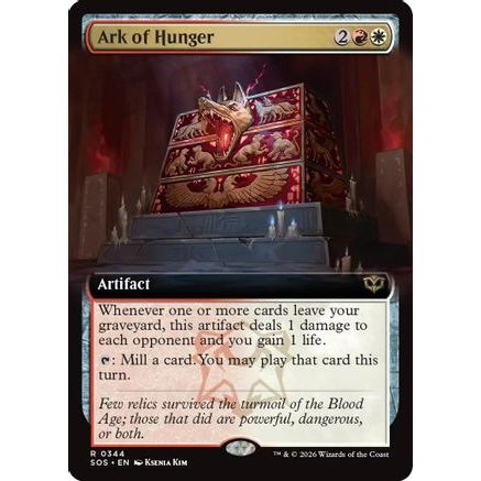 Ark of Hunger (Extended Art) (SOS-344) - Secrets of Strixhaven Foil
