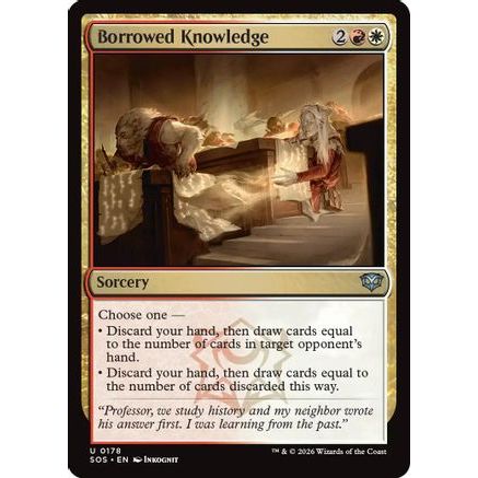 Borrowed Knowledge (SOS-178) - Secrets of Strixhaven Foil